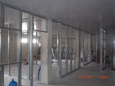 Instalación de gypsum