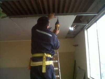 Proceso de instalación de gypsum